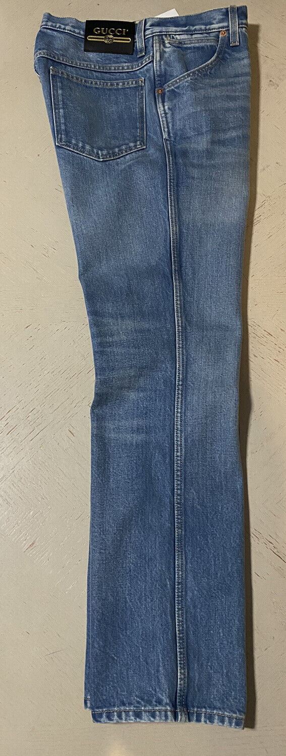 Neu mit Etikett: 1.180 $ Gucci Herrenjeans Jeanshose Blau 30 US Italien