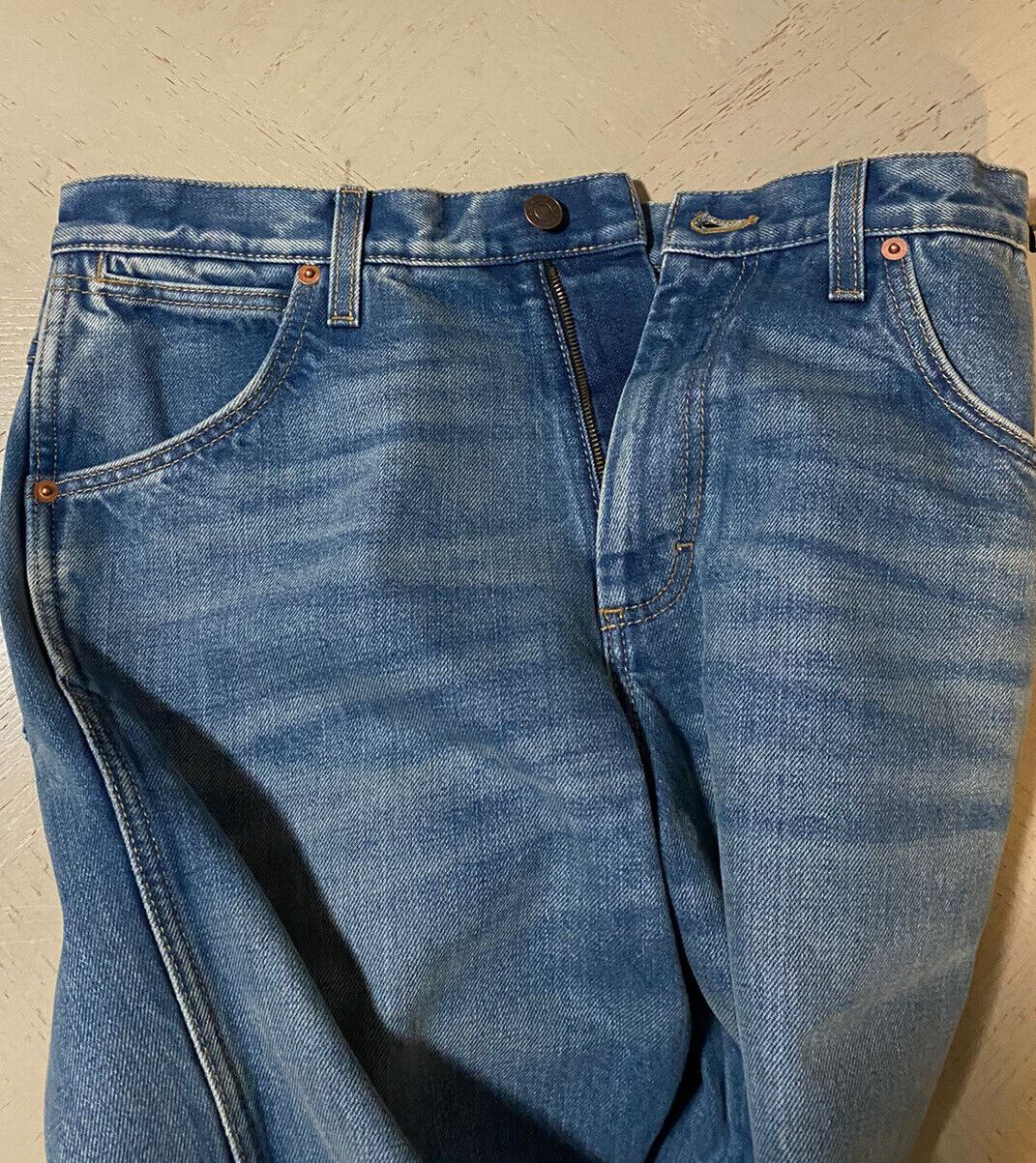 Neu mit Etikett: 1.180 $ Gucci Herrenjeans Jeanshose Blau 30 US Italien