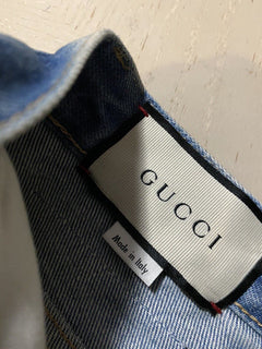 СЗТ $1180 Мужские джинсы Gucci Джинсовые брюки Синие 30 США Италия