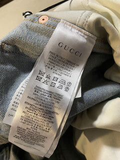 СЗТ $1180 Мужские джинсы Gucci Джинсовые брюки Синие 30 США Италия