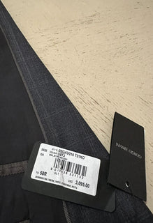 Новый мужской светлый костюм из шерсти и шелка от Giorgio Armani за 3095 долларов SOLID DARK 48R US/58R Eu Ita