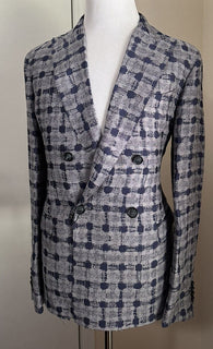 СЗТ $3495 Giorgio Armani Мужская спортивная куртка Блейзер Синий 42R США/52R ЕС Италия