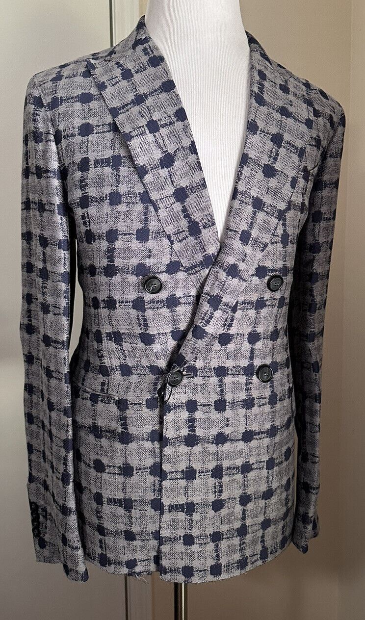 NWT $3495 Giorgio Armani Herren Sportmantel Jacke Blazer Blau 42R US/52R Eu Italien