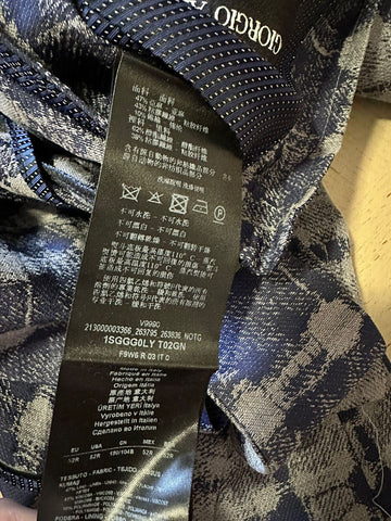 СЗТ $3495 Giorgio Armani Мужская спортивная куртка Блейзер Синий 42R США/52R ЕС Италия