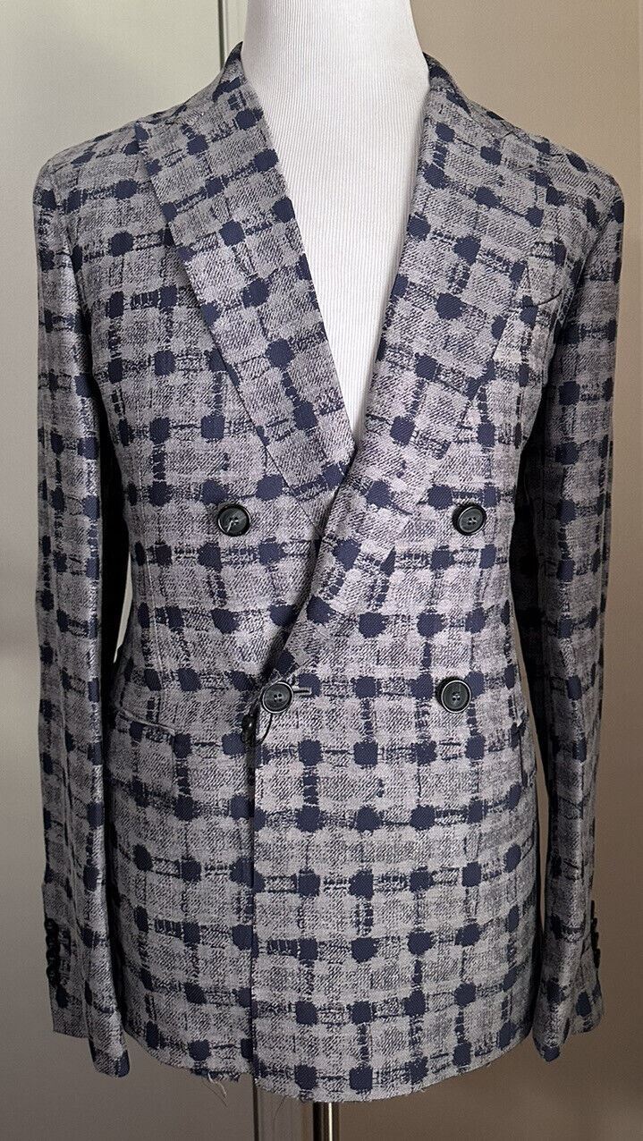 NWT $3495 Giorgio Armani Herren Sportmantel Jacke Blazer Blau 42R US/52R Eu Italien