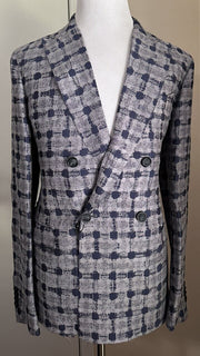 СЗТ $3495 Giorgio Armani Мужская спортивная куртка Блейзер Синий 42R США/52R ЕС Италия