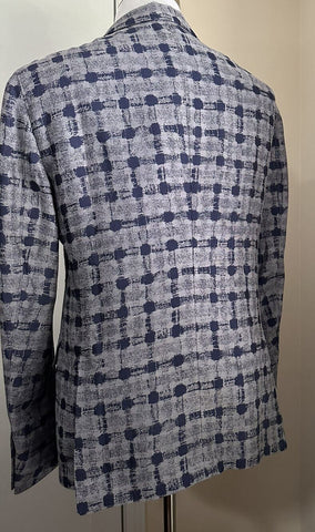 СЗТ $3495 Giorgio Armani Мужская спортивная куртка Блейзер Синий 42R США/52R ЕС Италия