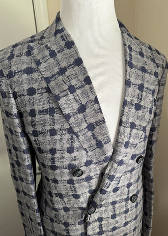 СЗТ $3495 Giorgio Armani Мужская спортивная куртка Блейзер Синий 42R США/52R ЕС Италия