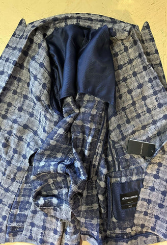СЗТ $3495 Giorgio Armani Мужская спортивная куртка Блейзер Синий 42R США/52R ЕС Италия