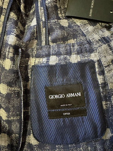 СЗТ $3495 Giorgio Armani Мужская спортивная куртка Блейзер Синий 42R США/52R ЕС Италия