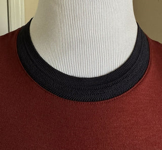 Мужская футболка Giorgio Armani, бордовый цвет, 48 долларов США/58 евро (XXL), NWT 575 долларов США