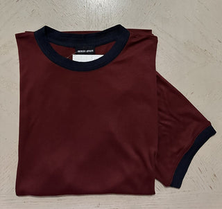 Мужская футболка Giorgio Armani, бордовый цвет, 48 долларов США/58 евро (XXL), NWT 575 долларов США