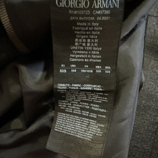 NWT $2395 Giorgio Armani Мужская спортивная куртка в клетку Блейзер Коричневый 40S US/50S E