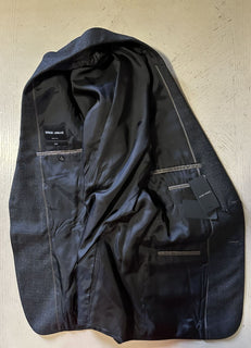 NWT $2395 Giorgio Armani Мужская спортивная куртка в клетку Блейзер Коричневый 40S US/50S E