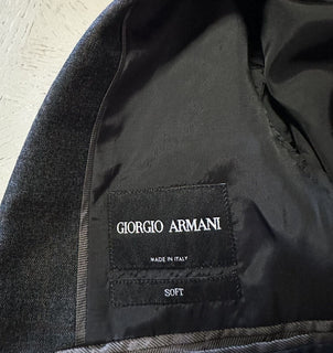 NWT $2395 Giorgio Armani Мужская спортивная куртка в клетку Блейзер Коричневый 40S US/50S E