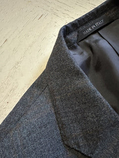 NWT $2395 Giorgio Armani Мужская спортивная куртка в клетку Блейзер Коричневый 40S US/50S E