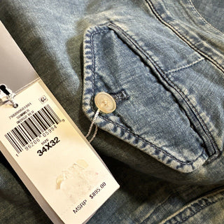 NWT Ralph Lauren Purple Label Men Jeans Pants Blue 34x32 US ( 48 Eu ) Italy
