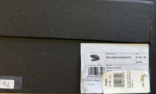 Neue $850 Ermenegildo Zegna Couture Wildleder/Leder Sneakers Schuhe Dunkelgrau 12 US
