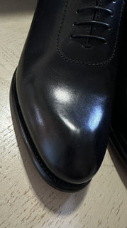 Новые кожаные оксфорды Ermenegildo Zegna Couture за 1250 долларов, черные 12, США, Италия