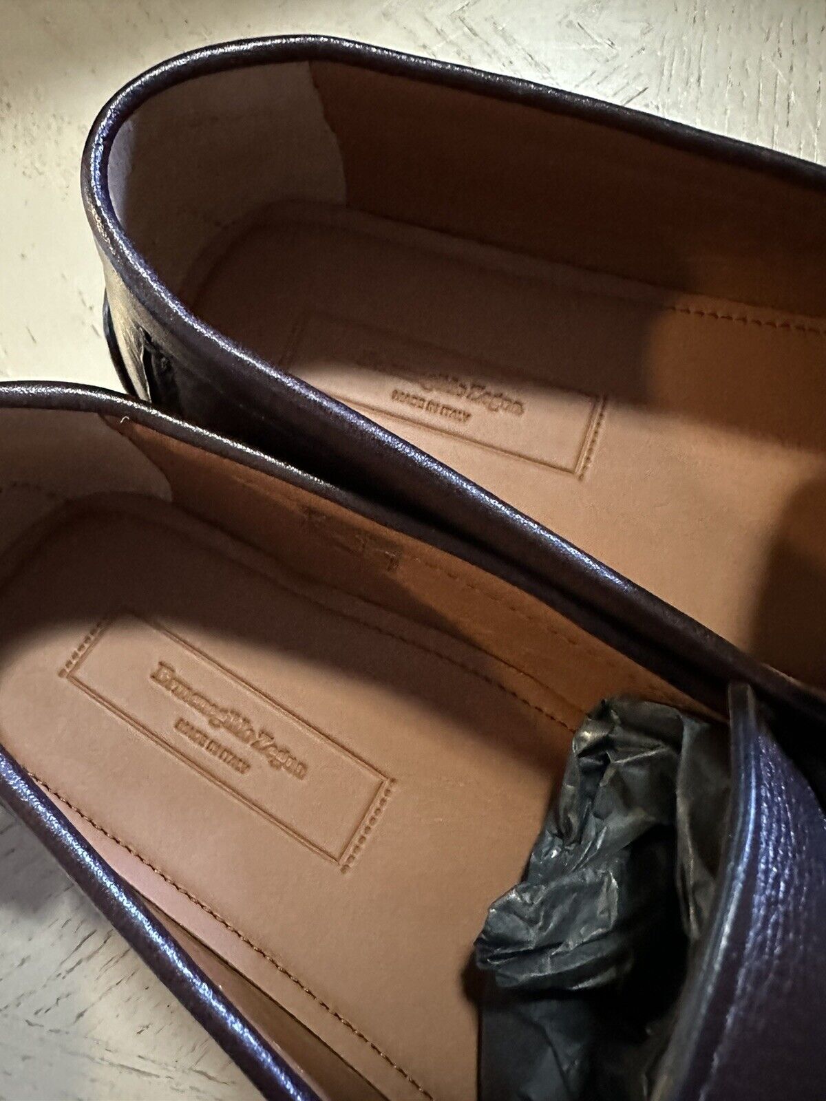 Новые кожаные лоферы для водителей Ermenegildo Zegna за 660 долларов, коричневые 10 США