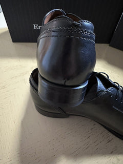 Новые кожаные оксфорды Ermenegildo Zegna Couture за 1250 долларов, черные 10, США, Италия