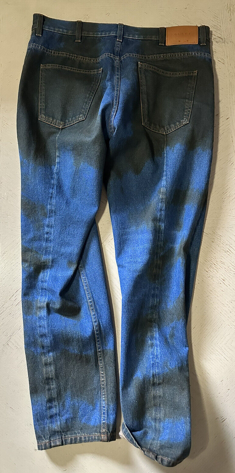 Новые мужские джинсы Gucci Джинсовые брюки синие за 1200 долларов 34 США Италия