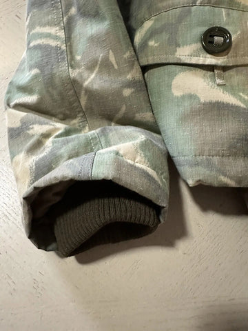 New $3390 Saint Laurent PARKA CAPUCHE CAMOUFLAGE MILI. Jacket Coat 44 US/54 Eu