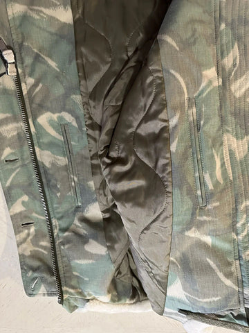 New $3390 Saint Laurent PARKA CAPUCHE CAMOUFLAGE MILI. Jacket Coat 44 US/54 Eu