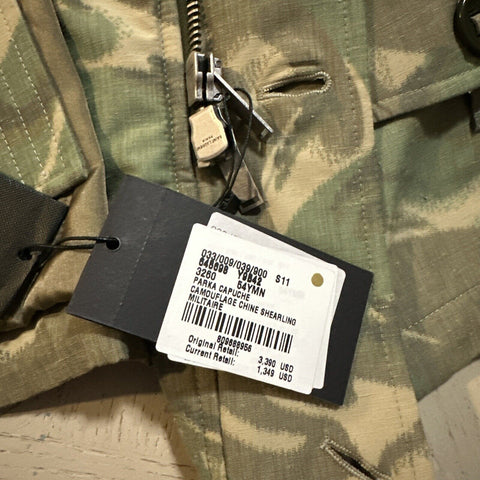 New $3390 Saint Laurent PARKA CAPUCHE CAMOUFLAGE MILI. Jacket Coat 44 US/54 Eu