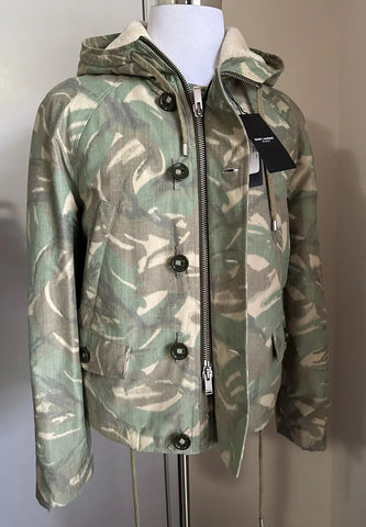New $3390 Saint Laurent PARKA CAPUCHE CAMOUFLAGE MILI. Jacket Coat 44 US/54 Eu