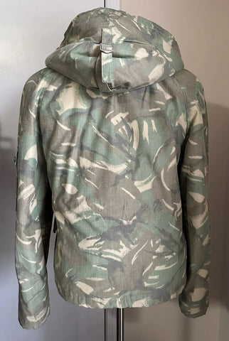New $3390 Saint Laurent PARKA CAPUCHE CAMOUFLAGE MILI. Jacket Coat 44 US/54 Eu