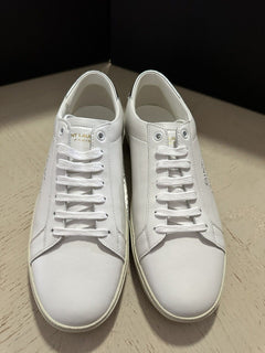 NIB Saint Laurent Мужские кожаные кроссовки белые 9 US/42 EU Италия