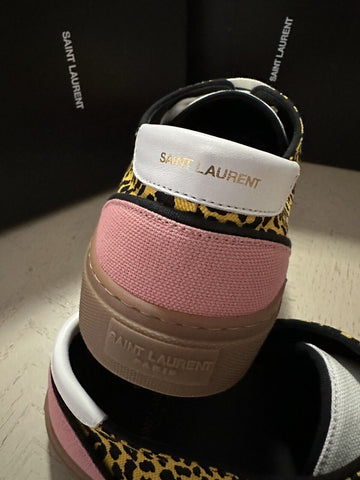 NIB Saint Laurent Men’s Canvas Sneakers Shoes Yellow/Red 11 US/44 Eu Italy