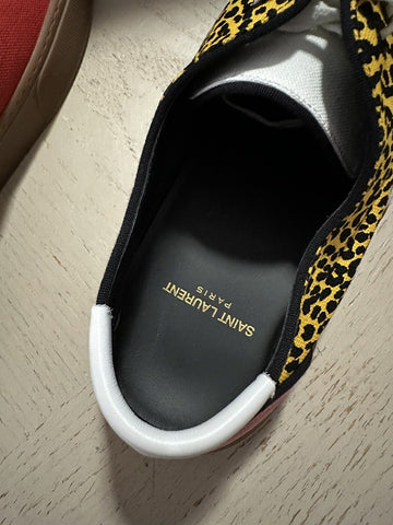 NIB Saint Laurent Men’s Canvas Sneakers Shoes Yellow/Red 11 US/44 Eu Italy