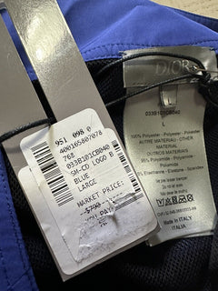 NWT 790 долларов США Шорты для плавания DIOR на шнурке, синие, размер L