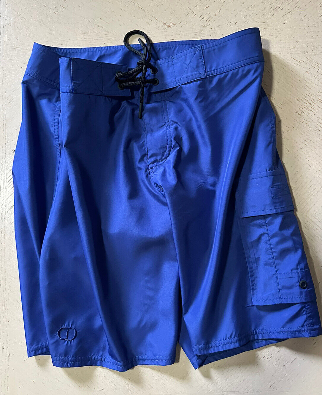 NWT 790 долларов США Шорты для плавания DIOR на шнурке, синие, размер L