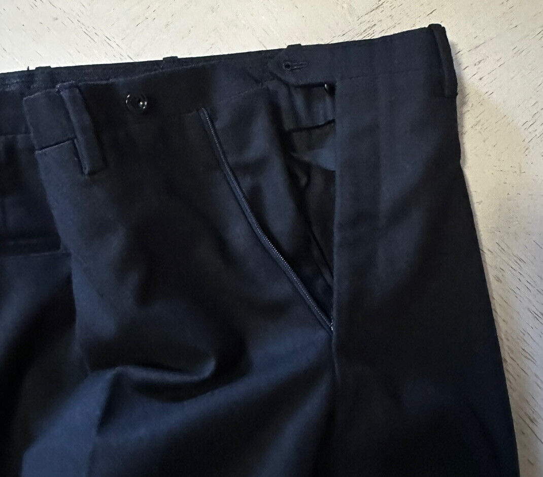 NWT $1795 Мужские классические брюки Kiton, черные 42 США/58 ЕС, сделано вручную в Италии
