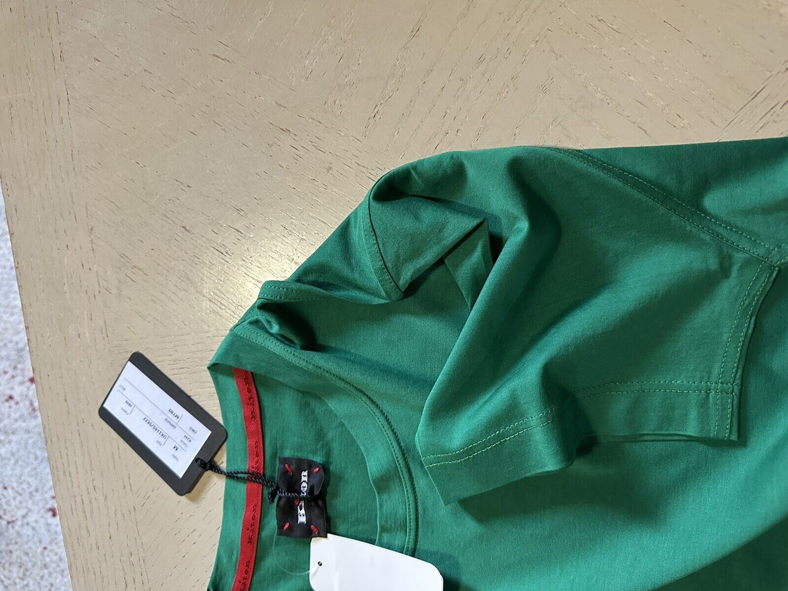 NWT $595 Kiton Mens T Shirt Green M US ( 50 Eu ) Italy