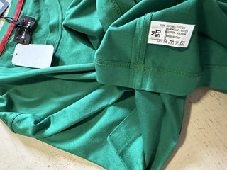 NWT $595 Мужская футболка Kiton зеленая M США (50 евро) Италия