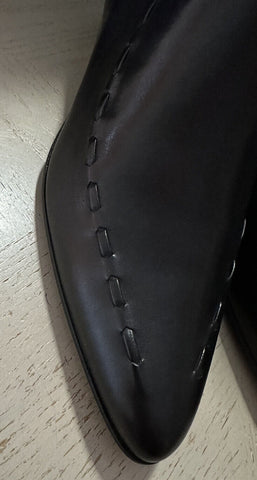 NIB $ 1295 Saint Laurent Herren Lederstiefel Schuhe Schwarz 11 US / 44 Eu Italien