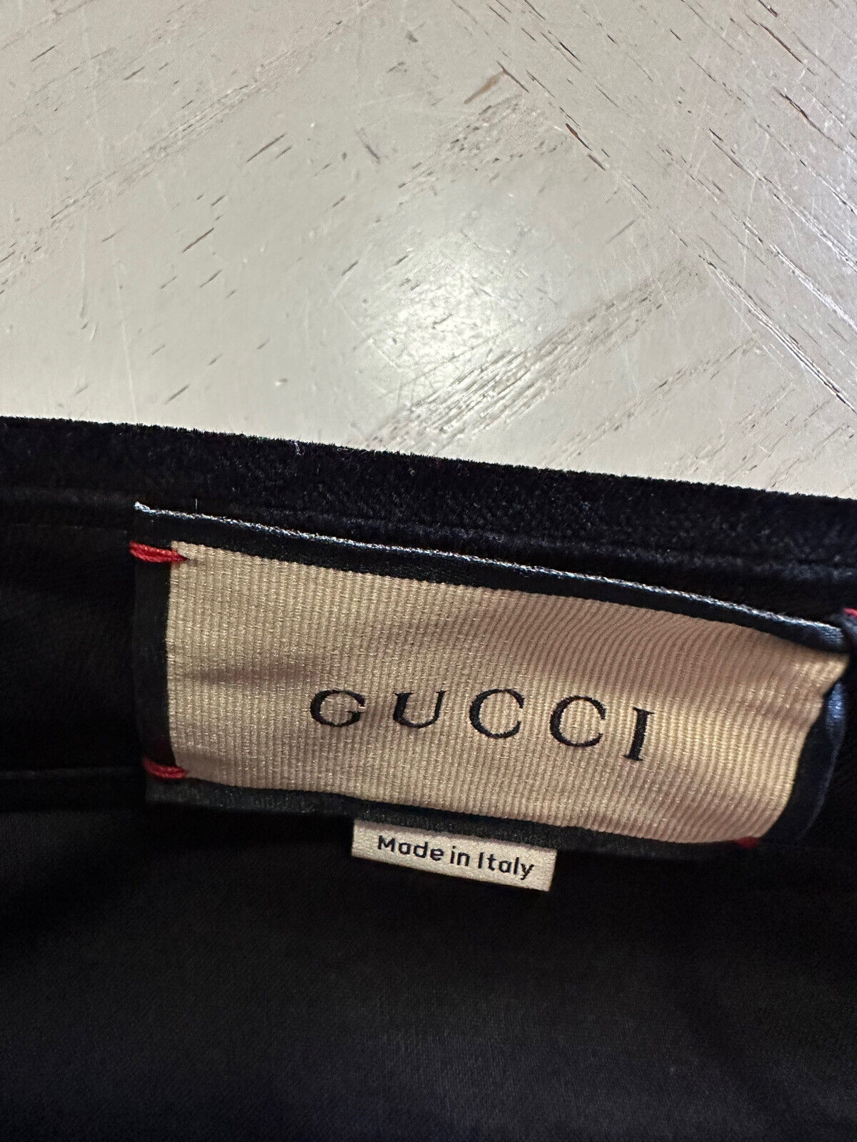 Neu mit Etikett: 1200 $ Gucci Herren-Shorts aus Cord-Stretch-Samt, Schwarz, 34 US/50 Eu