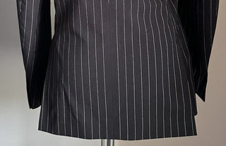 NWT $2695 Ralph Lauren Purple Label Мужской пиджак в черную полоску 38R US/49R E