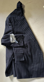 NWT $2695 Ralph Lauren Purple Label Мужской пиджак в черную полоску 38R US/49R E