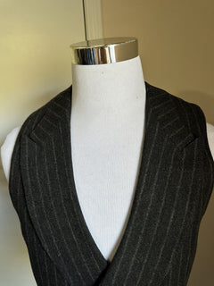 New $895 Ralph Lauren Purple Label Men Vest Gray 40R US/50R Eu Italy