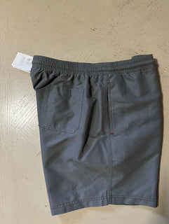 NWT $545 Brunello Cucinelli Мужские шорты для плавания на шнурке Cenere XL