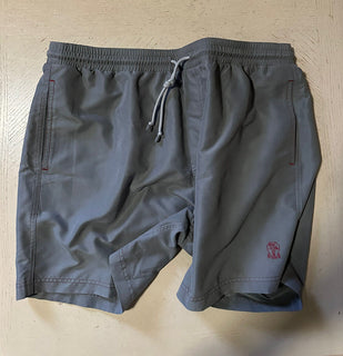 NWT $545 Brunello Cucinelli Мужские шорты для плавания на шнурке Cenere XL