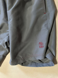 NWT $545 Brunello Cucinelli Мужские шорты для плавания на шнурке Cenere XL