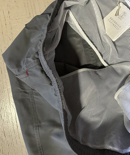 NWT $545 Brunello Cucinelli Мужские шорты для плавания на шнурке Cenere XL
