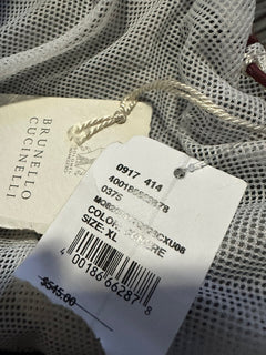 NWT $545 Brunello Cucinelli Мужские шорты для плавания на шнурке Cenere XL