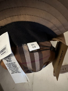 NWT $680 Панама-ведро Burberry с наушниками DUSTY CARAMEL Размер XL Италия